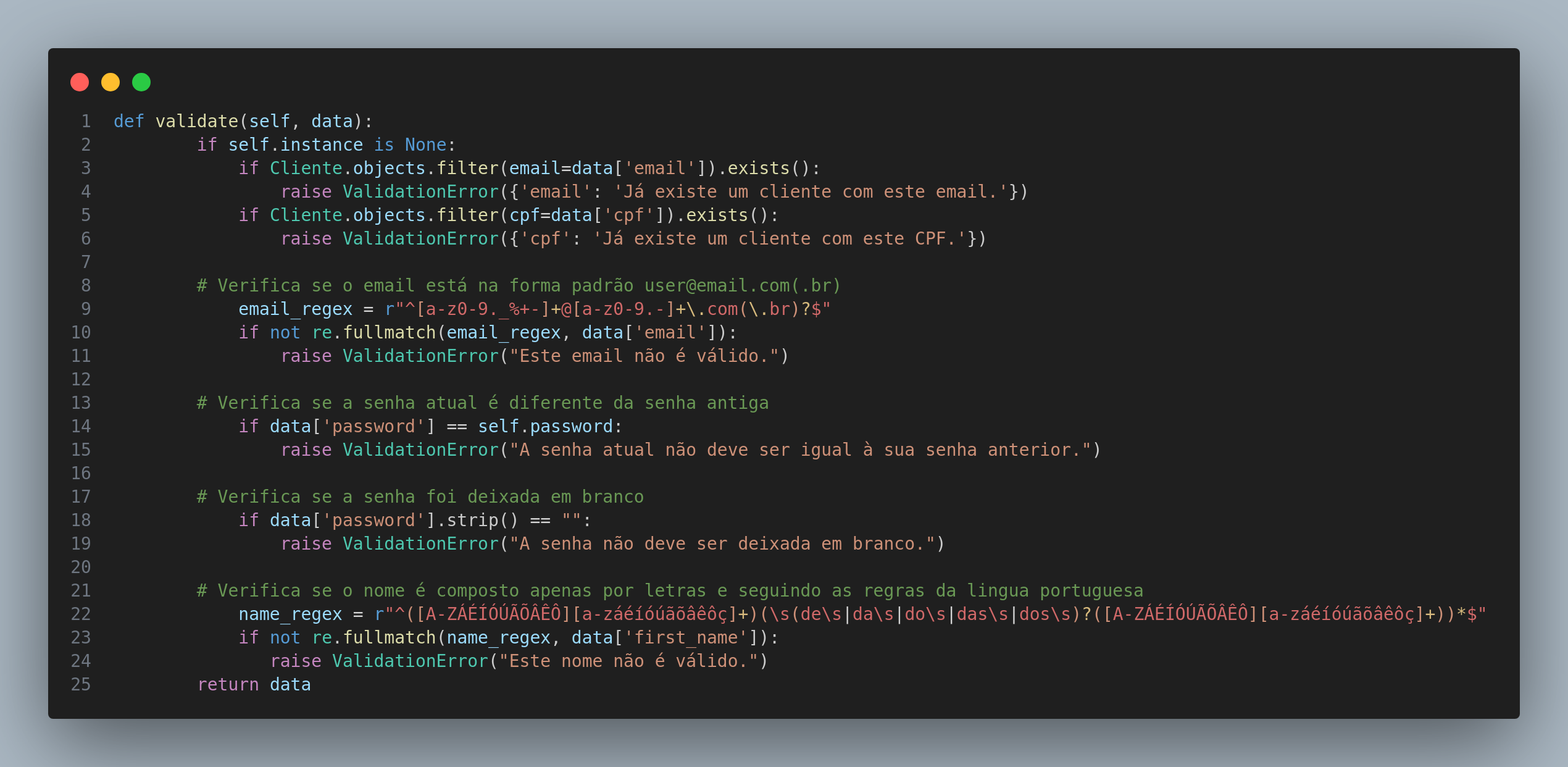 Command - validate