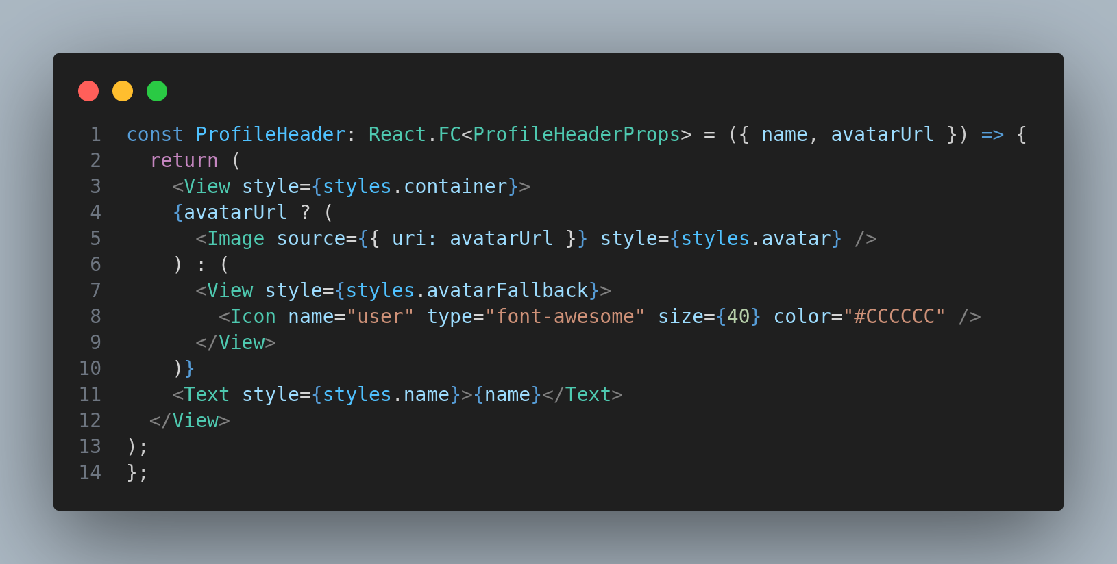 Prototype - ProfileHeader
