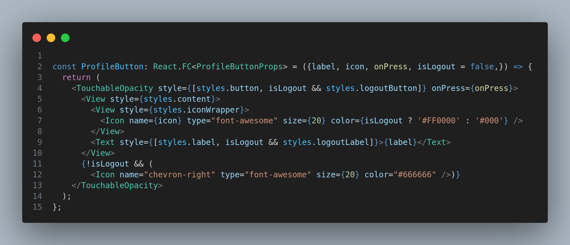 Decorator - ProfileButton