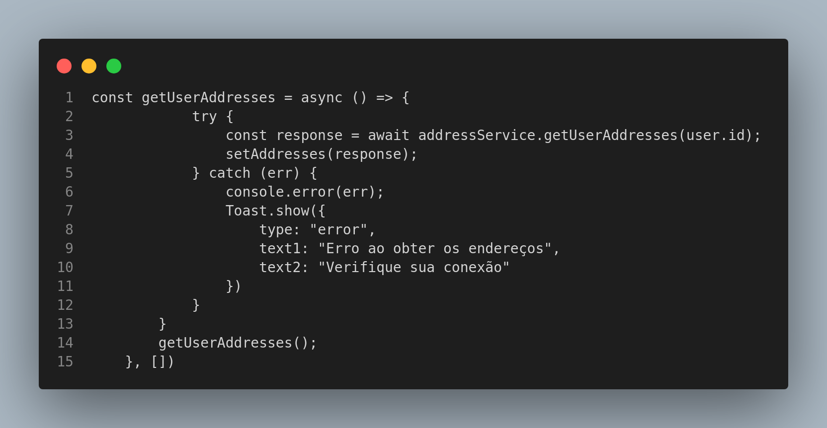 usandoAddressService